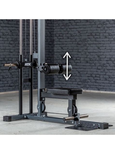 Megtec device to pulling and rowing lat machine with flat weights