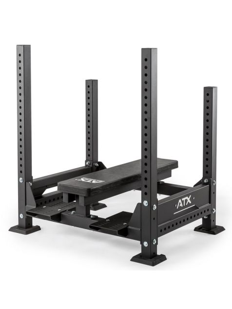 Bench for power rack clearance