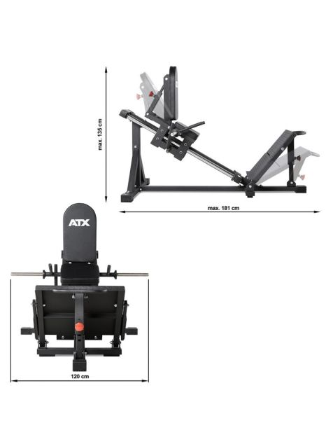 ATX COMPACT LEG PRESS plate loaded