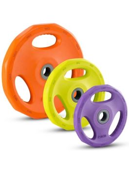 WEIGHT ROLLS 30 MM RUBBER WITH GRIP COLORED DIFFERENT WEIGHTS or SET