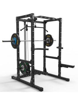 ATX kletka Power Rack 610 max 650 kg 198 cm s postajo za potege Plate Loaded