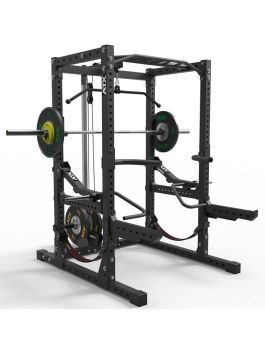 ATX kletka Power Rack 710 max 800 kg 198 cm s postajo za potege Plate Loaded