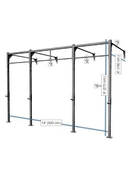 XENIOS XFIT CAGE WALL (420 X 180 X 270 CM)