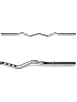 SZ Curl Bar 30 mm x 120 cm - smooth with spring collars