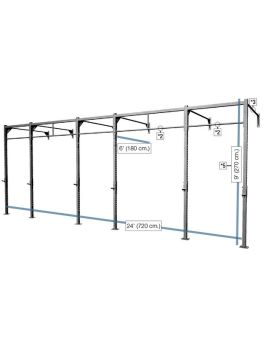 XENIOS X-FIT FUNKCIONALNA KLETKA -STENSKA (3 x RACK+ 2 x RIG) 720cm